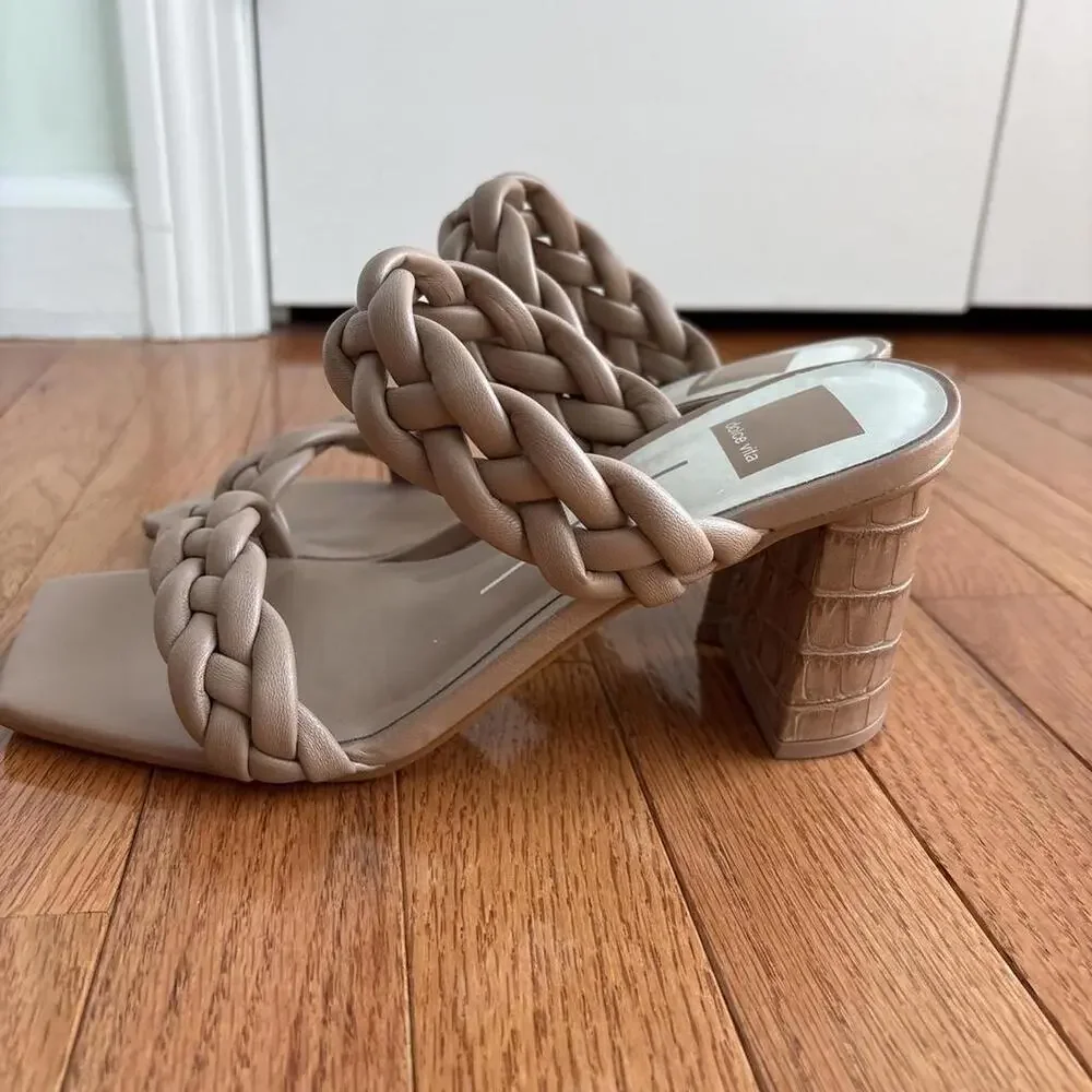 Dolce Vita Women's tan cream Sandals